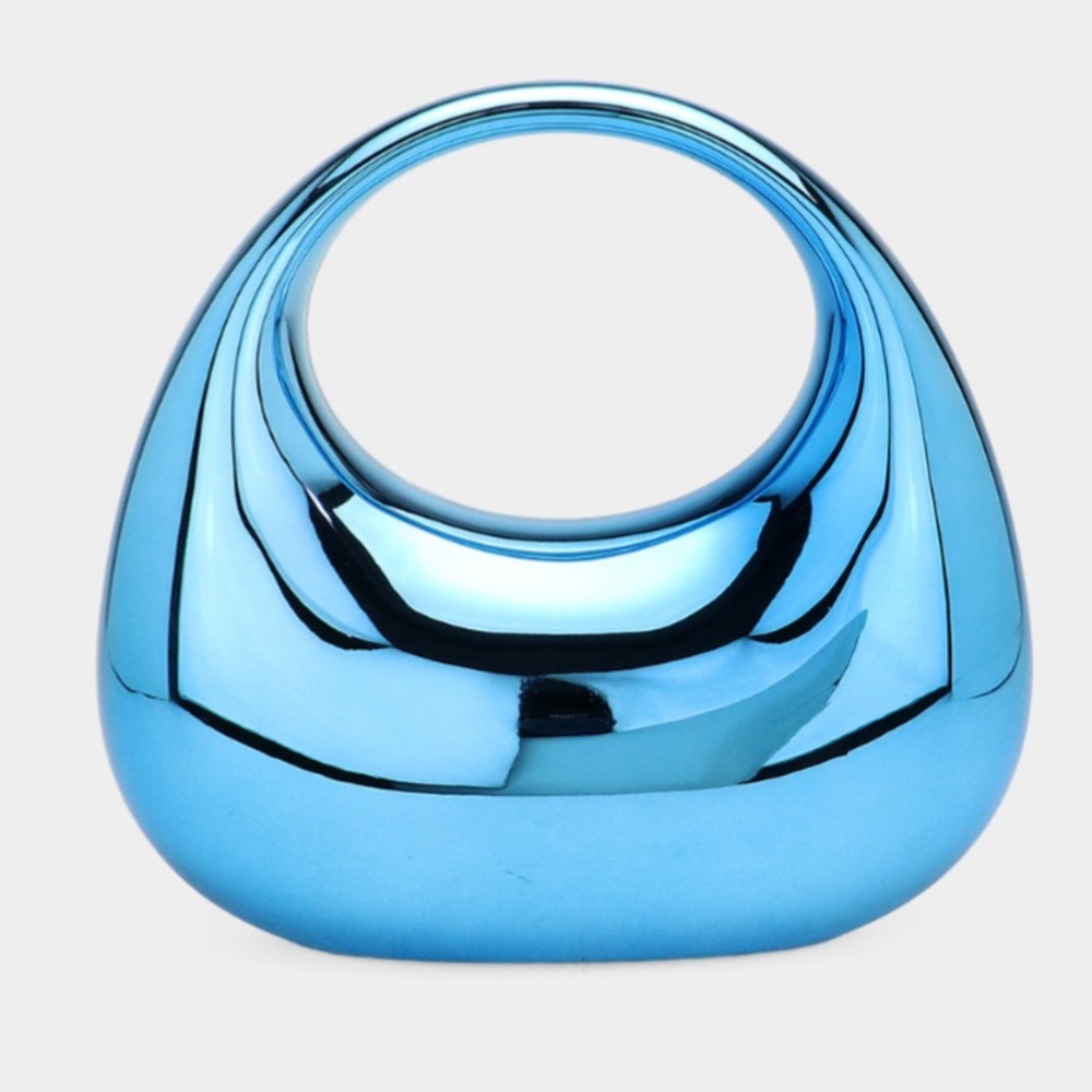 COPY - Metallic Acrylic Crescent Hand Bag